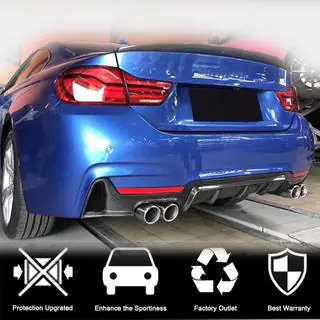 Диффузор заднего бампера V1 (для M-Sport, Карбон) фото 2