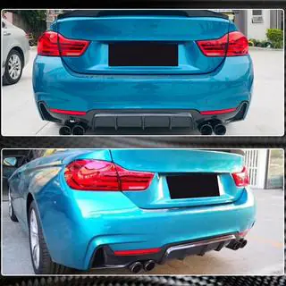 Диффузор заднего бампера V1 (для M-Sport, Карбон) фото 4