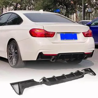 Диффузор заднего бампера V4 (для M-Sport, Карбон) фото 2