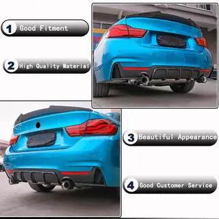 Задний диффузор V3 (для M-Sport, Карбон) фото 3