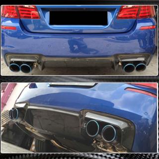 Задний диффузор бампера V2 для F10 M5, Карбон BMW 5 серия F10/F11 2010–2016 гг. фото 4