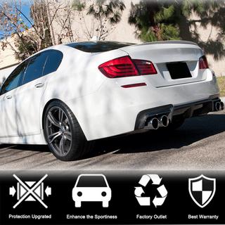 Задний Диффузор Бампера V4 для F10 M5, Карбон BMW 5 серия F10/F11 2010–2016 гг. фото 2