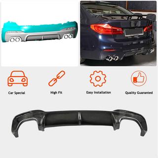 Диффузор заднего бампера V3 (для M-Sport/M5 F90, карбон) BMW 5 серия G30/G31 2017–2023 гг. фото 2