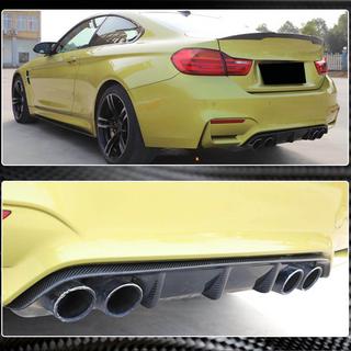 Задний диффузор V10 (для F80, Карбон) BMW 3 серия F30/F31 2012-2019 гг. фото 1
