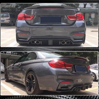 Диффузор заднего бампера V12 (для F80, Карбон) BMW 3 серия F30/F31 2012-2019 гг. фото 4
