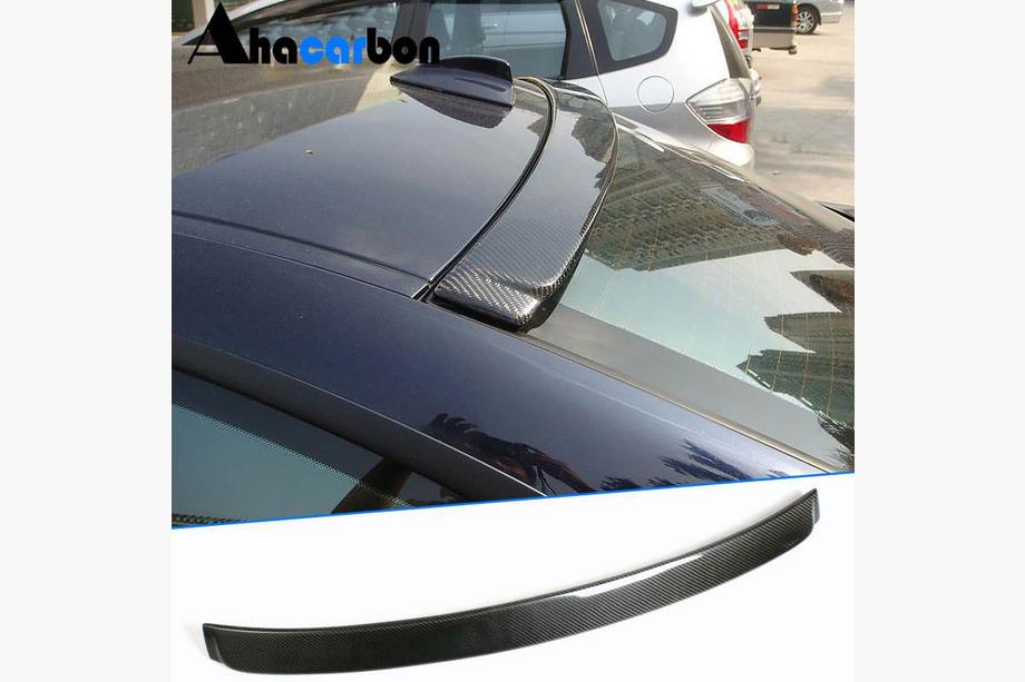 BMW 3 серия E90/E91 2005-2011 гг. Бленда спойлера V2 (для E90, Карбон) Image