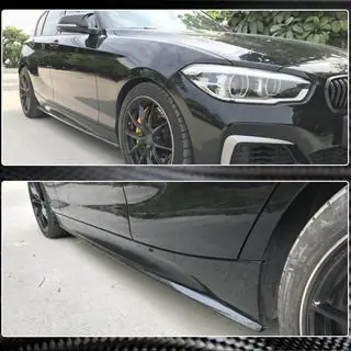 Накладки на пороги (для M-Sport 2015-2019, Карбон) фото 3