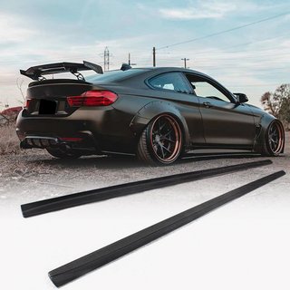 Накладки на пороги V2 (для F32/F33 M-Sport, Карбон) фото 1