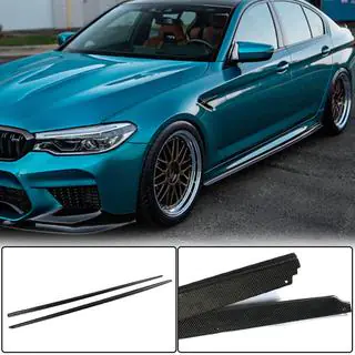 Накладки на пороги V2 (для M-Sport/M5, карбон) фото 1