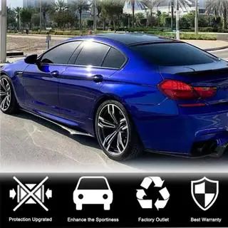 Накладки на пороги V1 (для F06 M-Sport, Карбон) фото 3