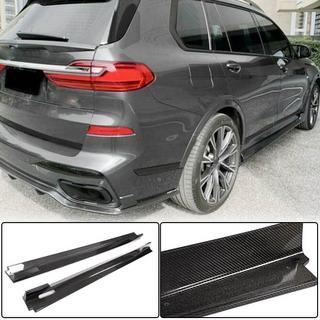 Накладки на пороги (для M-Sport, Карбон) BMW X7 G07 2019- гг. фото 2