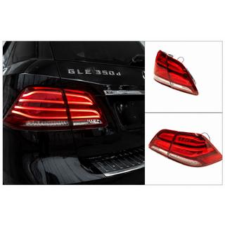 Задние фонари Европа (2 шт) Mercedes GLE/ML сlass W166 2011-2018 гг. фото 1