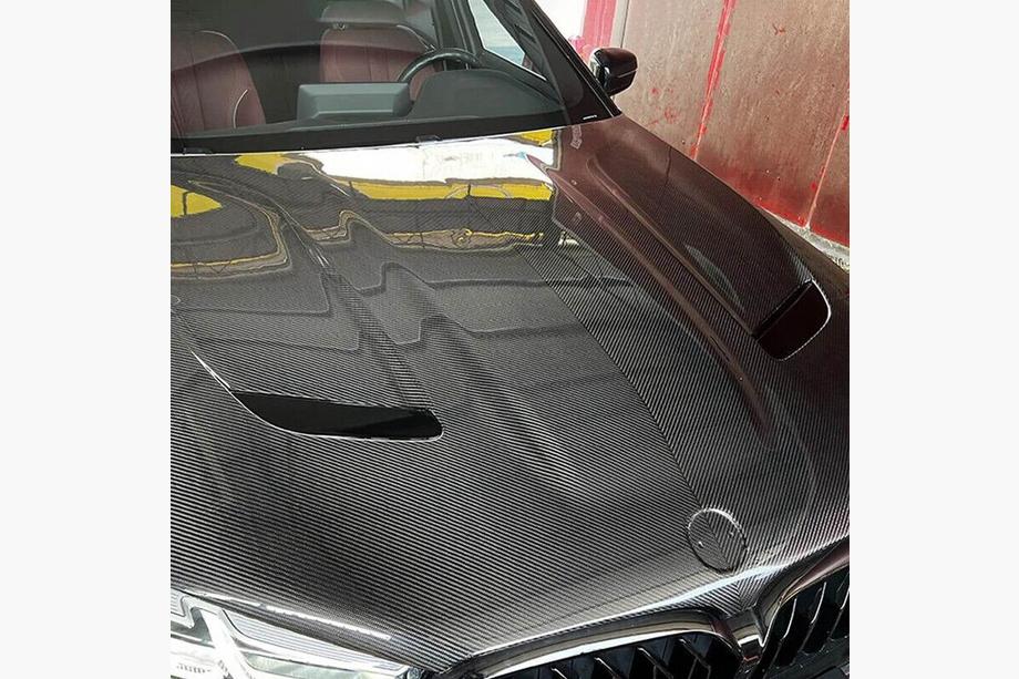 BMW 5 серия G30/G31 2017–2023 гг. Капот (F90-Style, Карбон) Фото 3