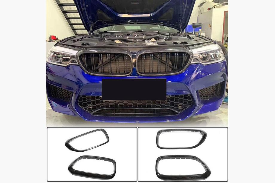 BMW 5 серия G30/G31 2017–2023 гг. Окантовка Решетки Радиатора (2017-2020, Карбон) Image