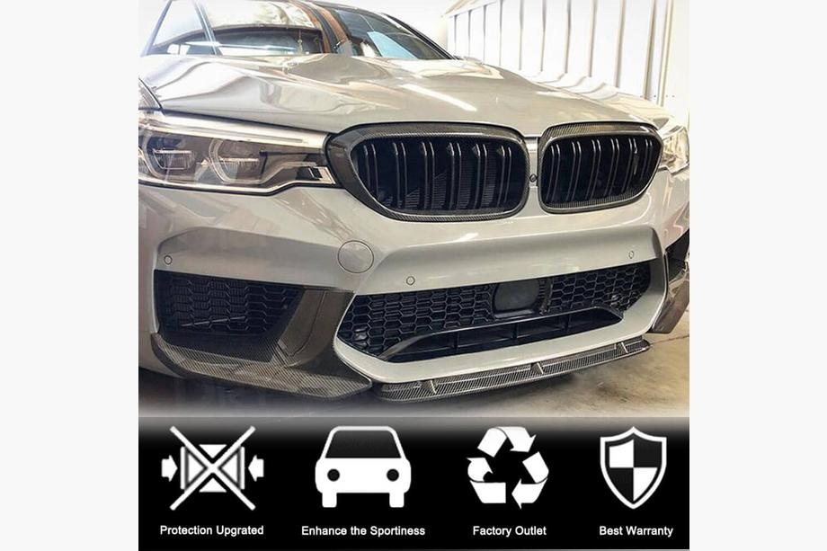 BMW 5 серия G30/G31 2017–2023 гг. Окантовка Решетки Радиатора (2017-2020, Карбон) Фото 2