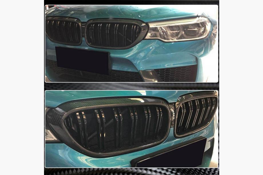 BMW 5 серия G30/G31 2017–2023 гг. Решетки M-Look V1 (2017-2020, Карбон) Фото 3