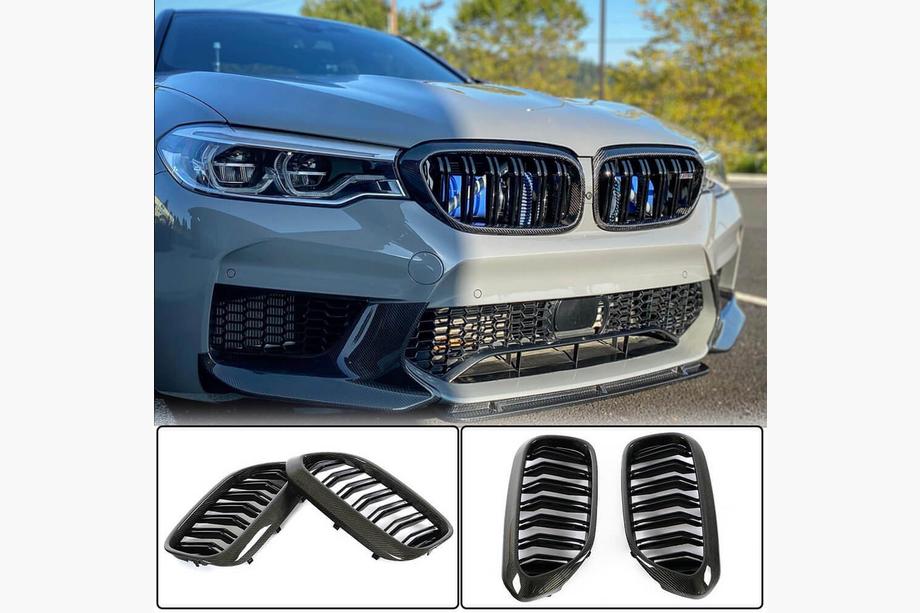 BMW 5 серия G30/G31 2017–2023 гг. Решетки M-Look V2 (2017-2020, Карбон) Фото 1