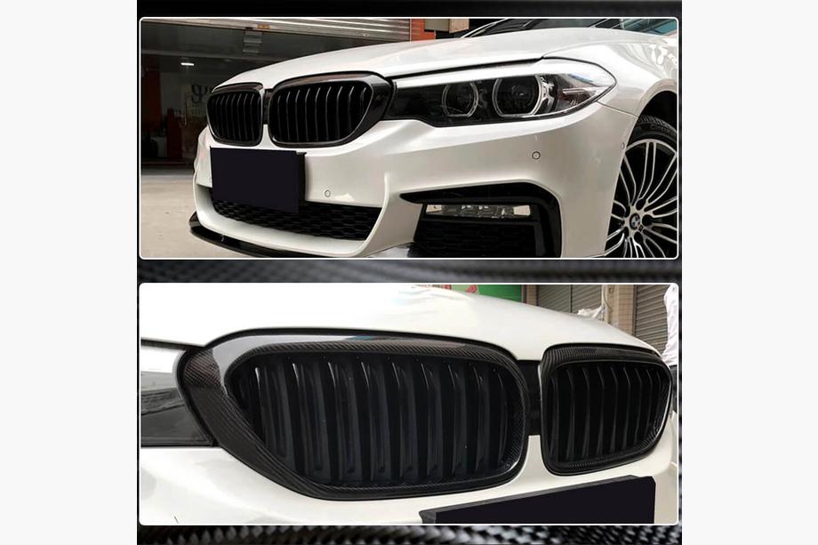 BMW 5 серия G30/G31 2017–2023 гг. Решетки M-Look V2 (2017-2020, Карбон) Фото 4
