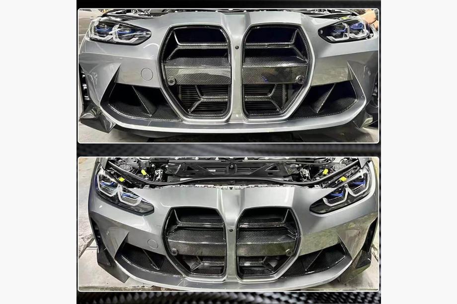BMW 3 серия G20/G21 2018- гг. Ноздри V4 (для G80, Карбон) Фото 6