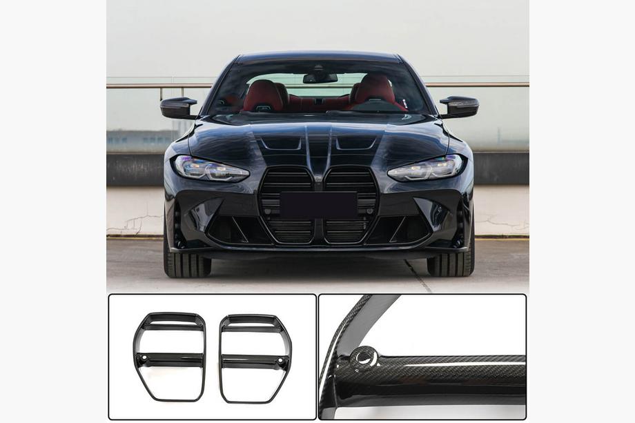 BMW 3 серия G20/G21 2018- гг. Ноздри V3 (для G80, Карбон) Фото 1