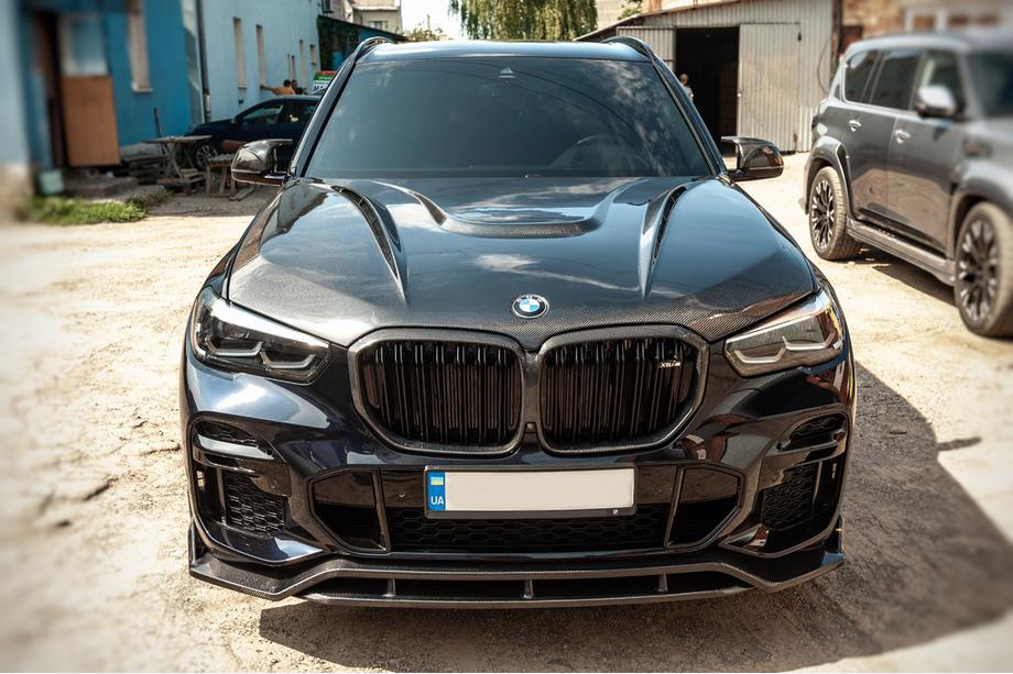 BMW X5 G05 2019–2026 гг. Решетки M-Look V1 (2018-2022, Карбон) Фото 10