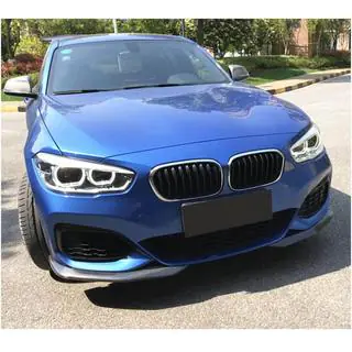 Накладки на передний бампер Flap (для M-Sport 2015-2019, Карбон) фото 2