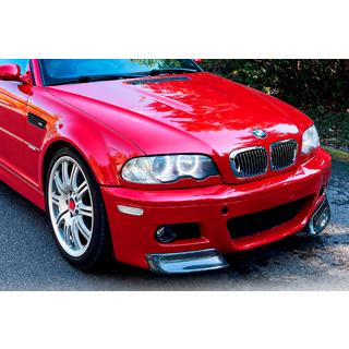 Накладки Flap на передний бампер (для M3, Карбон) BMW 3 серия E46 1998-2006 гг. фото 1