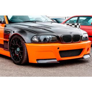 Накладки Flap на передний бампер (для M3, Карбон) BMW 3 серия E46 1998-2006 гг. фото 2
