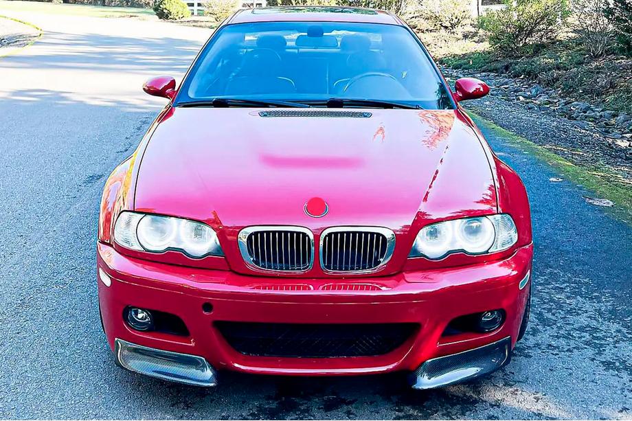 BMW 3 серия E46 1998-2006 гг. Накладки Flap на передний бампер (для M3, Карбон) Фото 4