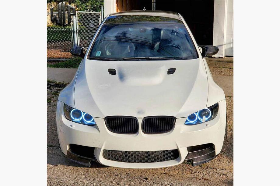 BMW 3 серия E92/E93 2006–2013 гг. Накладки Flap на передний бампер Карбон (для M3, Карбон) Фото 2