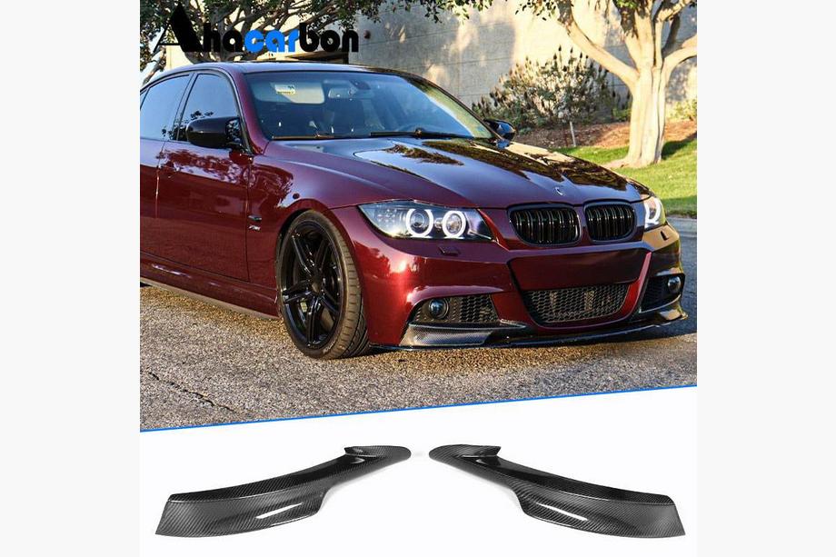 Флапсы на передний бампер (для E90 2008-2011 M-Sport, Карбон) Image Флапсы на передний бампер (для E90 2008-2011 M-Sport, Карбон) Image