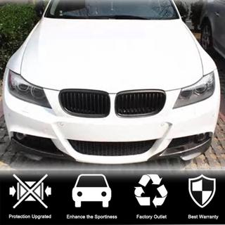 Флапсы на передний бампер (для E90 2005-2008 M-Sport, Карбон) фото 2