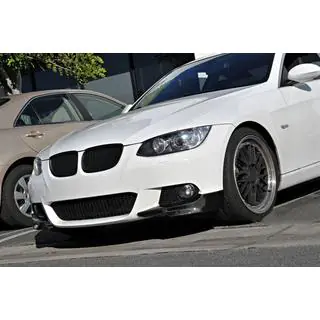 Накладки на передний бампер Flap (для M-Sport 2006-2009, Карбон) фото 3