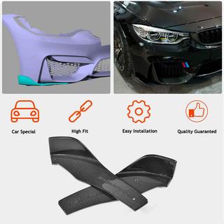 Передний бампер лип Flap V1 (для F82/F83, Карбон) BMW 4 серия F32/F33/F36 2012-2020 гг. фото 2