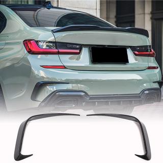 Накладки Flap на задний бампер (для M-Sport 2018-2022, Карбон) BMW 3 серия G20/G21 2018- гг. фото 1