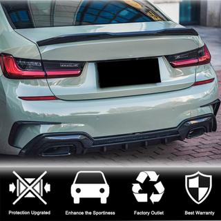 Накладки Flap на задний бампер (для M-Sport 2018-2022, Карбон) BMW 3 серия G20/G21 2018- гг. фото 4