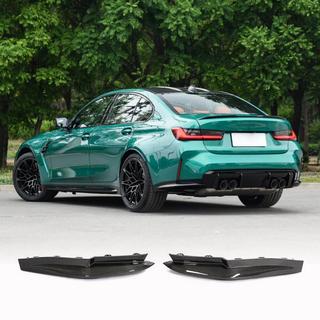 Накладка на задний бампер Flap V1 (для G80, Карбон) BMW 3 серия G20/G21 2018- гг. фото 1