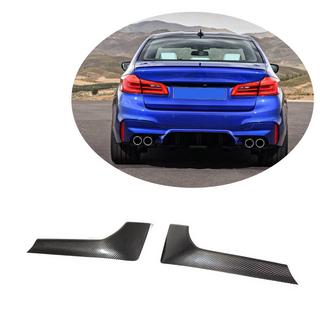 Карбоновые накладки Flap на задний бампер (для M-Sport/M5 F90, Карбон) BMW 5 серия G30/G31 2017–2023 гг. фото 1