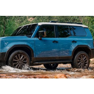 Рейлинги на крышу OEM черные (алюминий) Toyota Land Cruiser Prado 250 2023- гг. фото 4