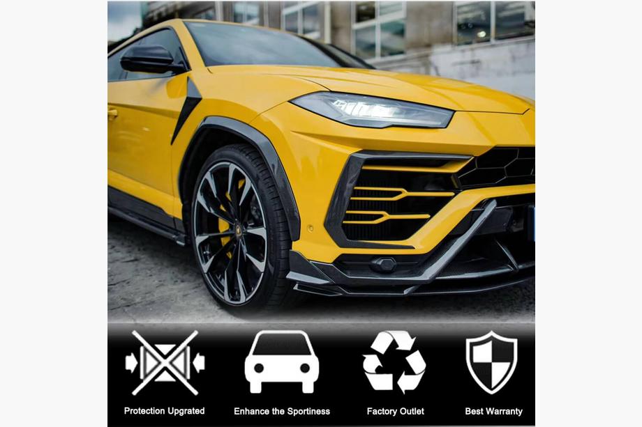 Lamborghini Urus 2018- гг. Накладки на крылья V1 (Dry Carbon) Фото 3