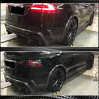Tesla Model X 2015- гг. Диффузор заднего бампера Карбон V1 (2016-2020) фото 5