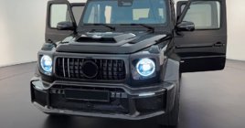 Mercedes G class W465 2025- гг. Рамка решетки радиатора Carbon V1 фото 1