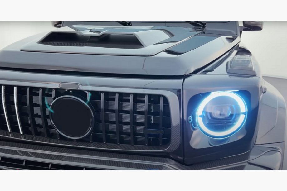 Mercedes G class W465 2025- гг. Рамка решетки радиатора Carbon V1 Фото 2