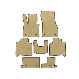 Коврики EVA (Для F46, 3 ряда, Бежевые) BMW 2 серия Active Tourer F45/F46 2014-2021 гг.