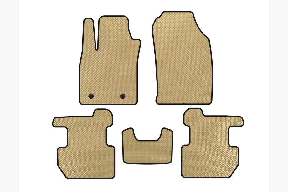 Ford Ecosport 2013-2022 гг. Коврики EVA (2018-2022, Бежевые) Image