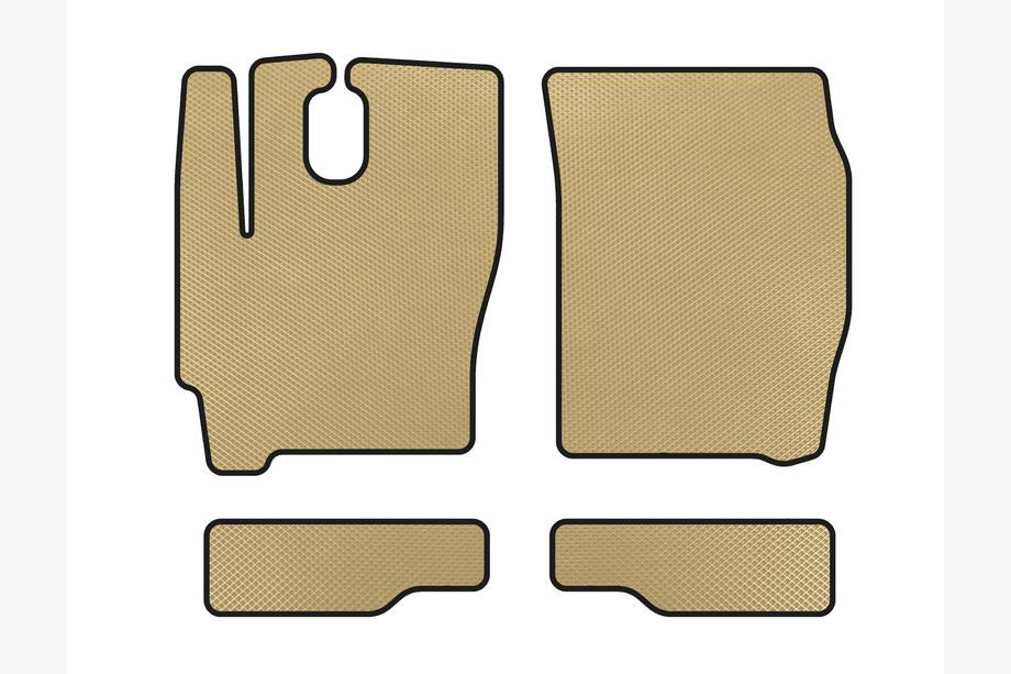 Iveco Eurocargo 2002-2008 гг. Коврики EVA (Бежевые) Image