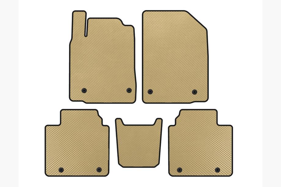 Lexus ES 2006-2011 гг. Коврики EVA (Бежевые) Image