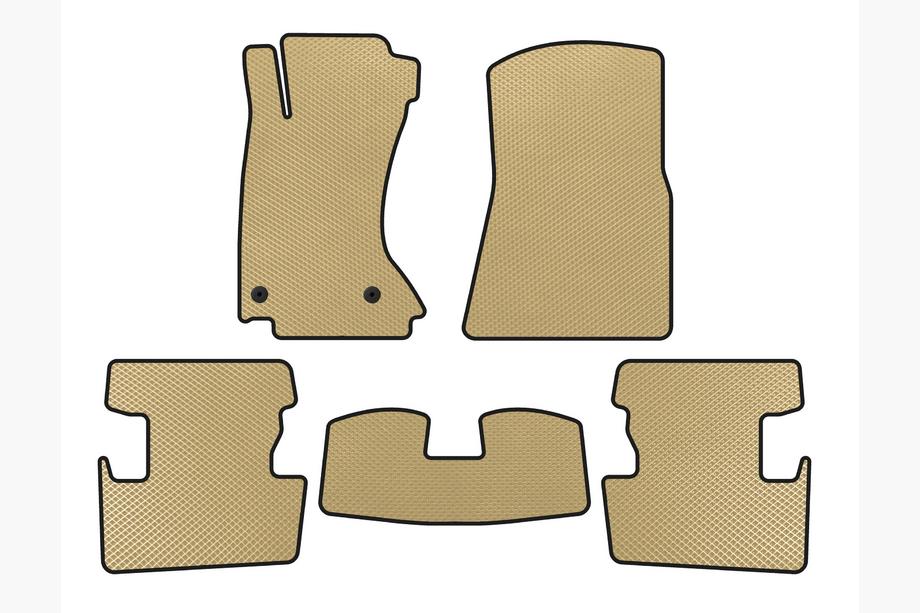 Lexus IS 2005-2013 гг. Коврики EVA (Полный привод, Бежевый) Image