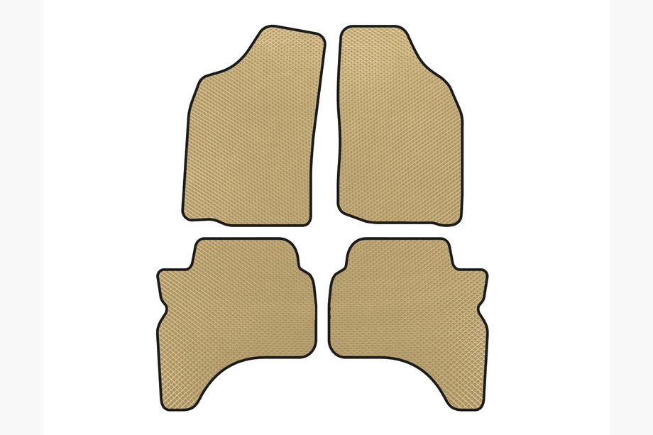 Mitsubishi L200 1996-2006 гг. Коврики EVA (Бежевые) Image