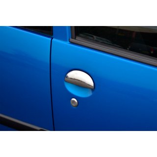 Хромированные Накладки на Ручки (2 шт., Нержавейка) Toyota Aygo 2007-2014 гг. фото 4